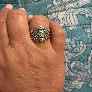James Avery Silver Ornate Filigree Ring